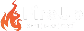 FireUp SEO Branded Logo whit font